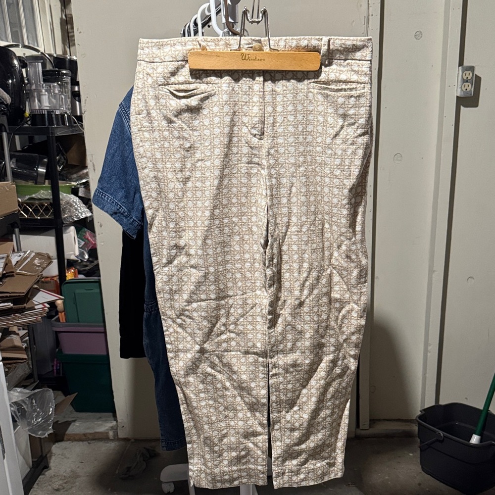 Women’s Beige Patterned Pants